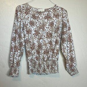 PERFECT Peach Size Small Blouse Shirt Boutique Shirt